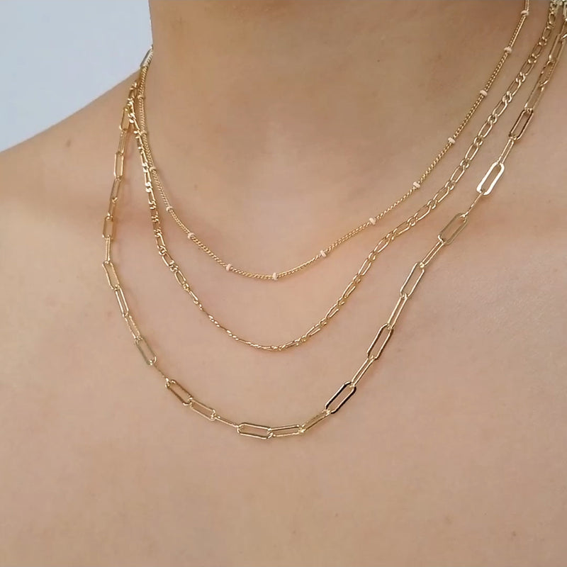 Womens figaro gold chain hotsell