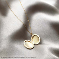 Heirloom 14K Gold Vermeil Locket Necklace | Wanderlust + Co